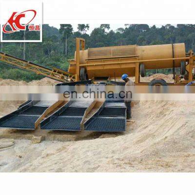 Small Mobile Diesel Engine Gold Mining Trommel Washing Machine photo-4