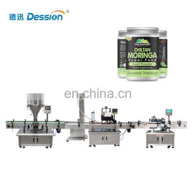 Glass Plastic Bottle Filling Machine Grain Moringa Powder Filling Machine