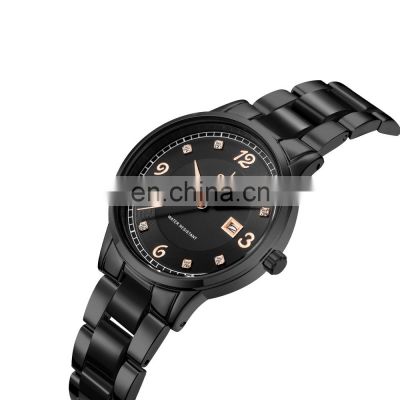 SHENGKE Black Luxurious Females Wristwatchs Wholesale OEM Classic Black Handwatchs for Girl's Gift Dropshoppin watchs K0160L