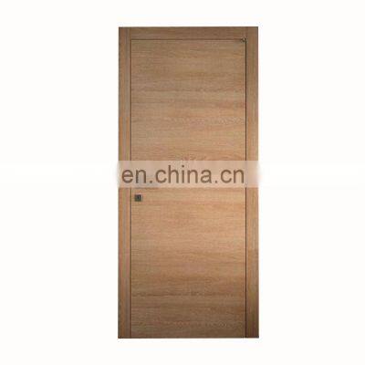 Modern high single oak panel popular solid core flush interior oak wood frame best door designs