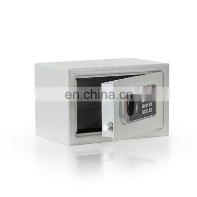 20E Gray Mini Home Portable Metal Security Deposit Storage Cash Burglary Money Digital Safe Box With Electronic Lock photo-5