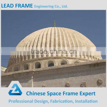 Fiberglass reinforced roof stainless steel mosque dome