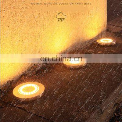 Landscape Led Outdoor Waterproof Ground Lights Solar Garden Path Underground Lamps photo-5