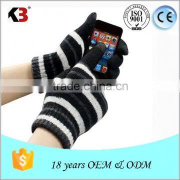 2015 Touch Screen Warm Gloves/Knitted Touch Screen Gloves/Acrylic Touch Screen Gloves