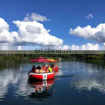 Party Grill Boat Multifunctional Floating Barbecue Restaurant Water Park battery Leisure bbq Donut Boat