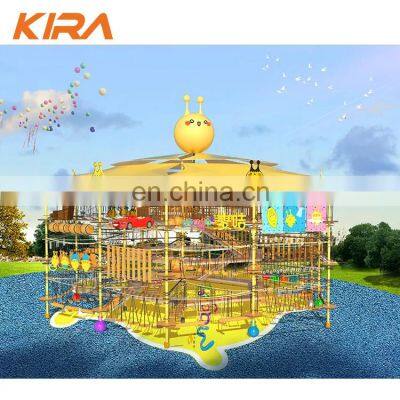 Customized Rope Course Children and Adult Playground Outdoor Equipment Adventure Park photo-2