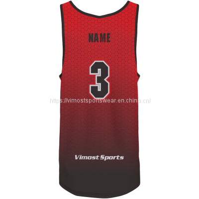 2022 Custom Sublimation Basketball Shirt With 100% Polyester photo-2