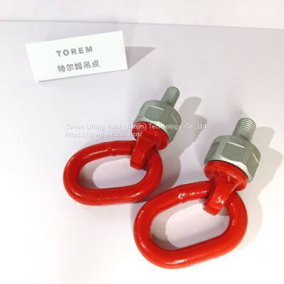 TOREM Alloy Steel Rotating Lifting Ring Universal Rotating Lifting Ring 360 Degree Lifting Point photo-3