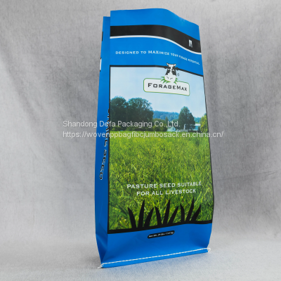 BOPP laminated PP woven bags chicken poultry feed bag 50kg animal feed packaging