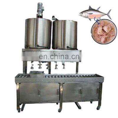 Factory Genyond fish canning machine Canned tuna flakes in oil production line processing plant in Shanghai