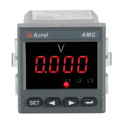 Acrel AC single phase ammeter display LED with RS485 communication AMC48-AI/C panel mounted