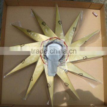 Original Quality Turbine Copper Sun Wall Clock photo-4