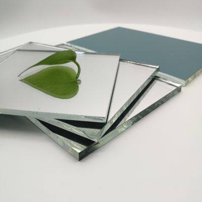 2-6mm High Definition Bright Colored Mirror Glass Sheets For Copper Free Lead Free Waterproof Silver Mirror Glass photo-2