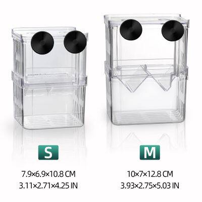 Breeding Box for Fish Tank, Aquarium Hatchery Incubator Breeder Box, Isolation Divider Hatching Boxes (7.9x6.9x10.8 Cm) photo-4