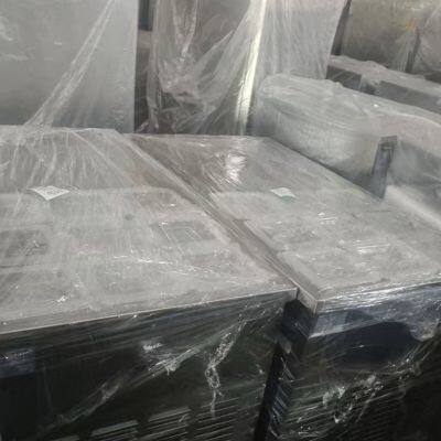 Commercial Fried Ice Cream Roll Machine With Single Square Pan and Double Pan and Material Barrows photo-5