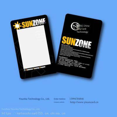 Rewritable Membership Card — Thermal Rewrite Card with Visual Display for Points, Balance & Promo Information, Customizable Print Area