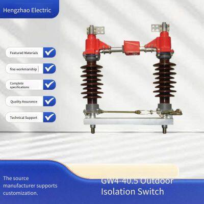 35kv Outdoor High Voltage Isolating Switch Gw4-40.5/630a Copper Tube Pole-mounted Earthing Switch