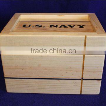 New Product:Christmas Ornaments Wooden Jewellery Gift Box photo-2