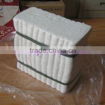 High Zirconium ceramic fiber thermal insulating module with anchor system