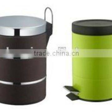 iron garbage bin trash can litter bin stainless steel