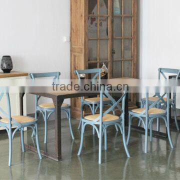 Vintage Industrial Restaurant Furniture Restaurant Wood Chairs Tables and Chairs for Restaurant