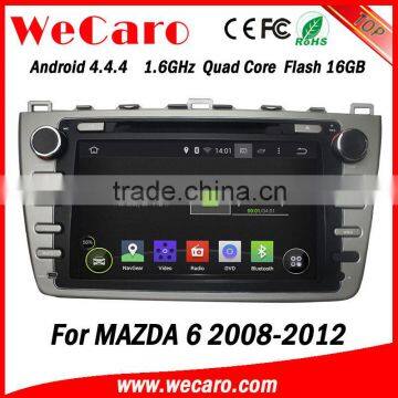 Wecaro in Dash 2 Din Touch Screen Android 4.4.4 Car Gps Navigation Multimedia System for Mazda 6 Car Radio cd Mp3 Usb 2008 -2012 photo-6