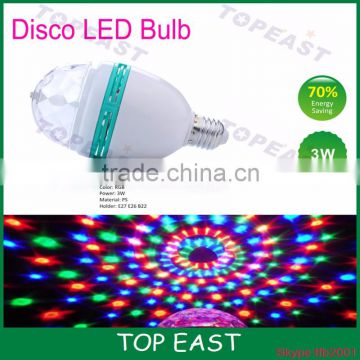 LED Disco Party Bulb, Disco Lights, DJ Light for Party's, Chrystal Ball Effect