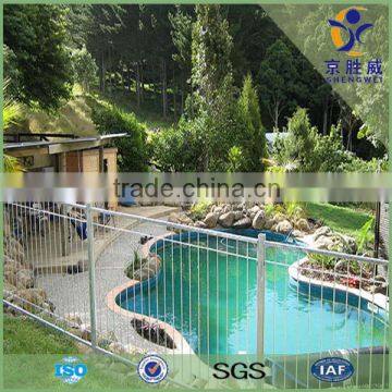 Galvanized temporary movable pool fence