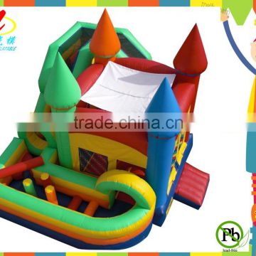 Inflatable combo jump fun inflatable bouncer with inflatable slide