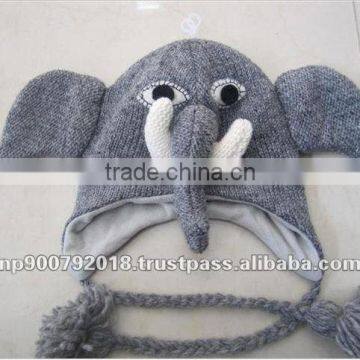 Cute Elephant Children Animal Hat