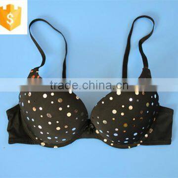 Black Dot Padded Women Bra,sexy Lady Bra photo-4