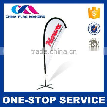 2015 Newest Customized Logo Tear Drop Beachflags