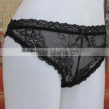 Black Sexy Lace Thong G-string,transparent Panties