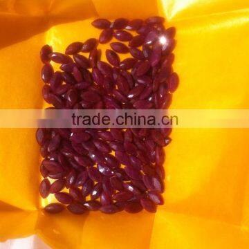 Marquise Of Ruby Gemstones