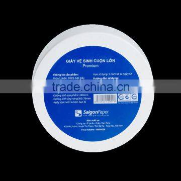 Saigon Premium Toilet Mini Jumbo Roll 2 ply recycled pulp