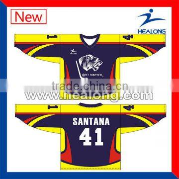 Sublimation Ice Hockey Uniform Professional Ice Hockey Jerseys For Team Custom Made Ice Hockey Jersey