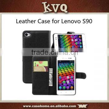 New Luxury Flip Wallet Stand PU Leather Cover Case Skin For Lenovo S90 Mobile Phone