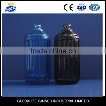 100ml Amber Blue Perfume Glass Bottle ,printing Cosmetic Bottle photo-2