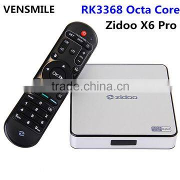 Vensmile Zidoo X6 Pro Android 5.1Smart tv box RK3368 Octa Core android tv box Zidoo X6 Pro android 5.1 lollipop octa core smart