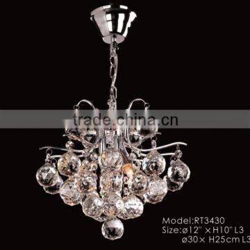 Hanging Pendant Light Modern K9 Crystal Chandelier