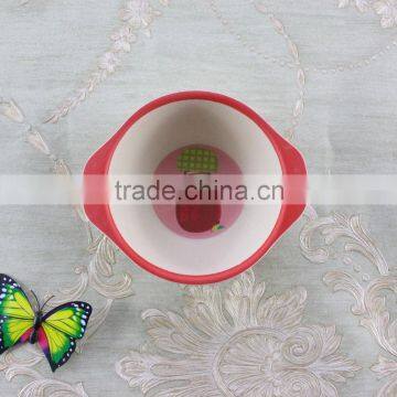 Bamboo Fibre Biodegradable Kids Bowl Multi-Color Cartoon Bowl photo-4