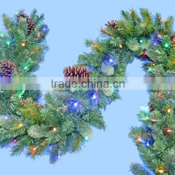 superior quality LED artificial garland for outdoor Christmas decoration                        
                                                Quality Choice