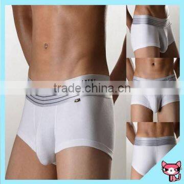 100% Cotton Fabric Soft Underwear Solid Color Boy Boxer