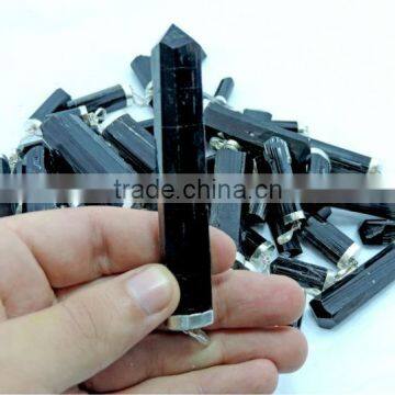 black tourmaline pendants 925 silver