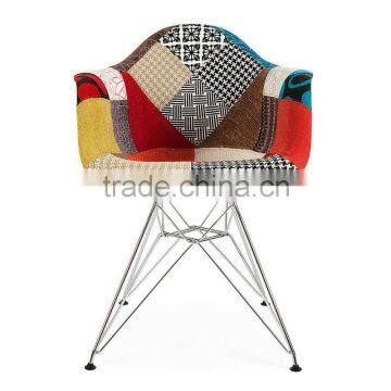 Patchwork with cushion armrest leisure chair,HYX-809D-1