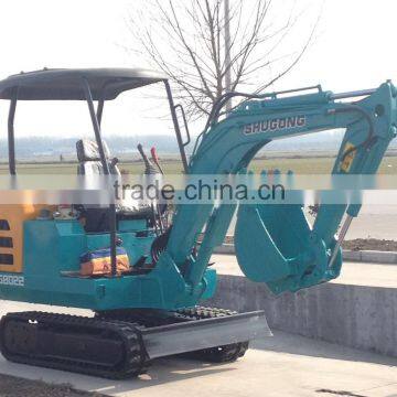 mini digger/mini excavator rubber track/2.2ton small excavator/construction equipment/2.0ton mini excavator with 0.08CBM bucket