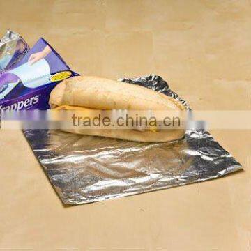 hamburger wrapping foil paper/aluminum foil sheet