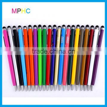 Promotional Plastic/Metal Slim Stylus Screen Touch ballpoint Pen