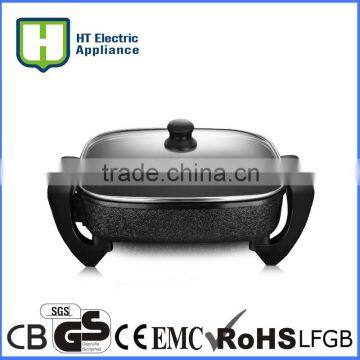 electric ceramic fry pan stone fry pan diamond ceramic pan