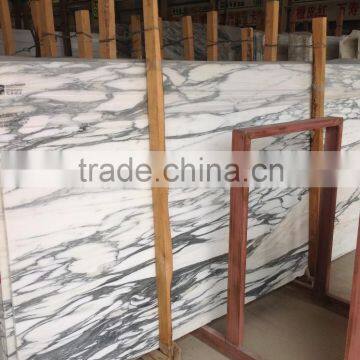 Popular and Hottest Polished Arabescato White Marble Slabs